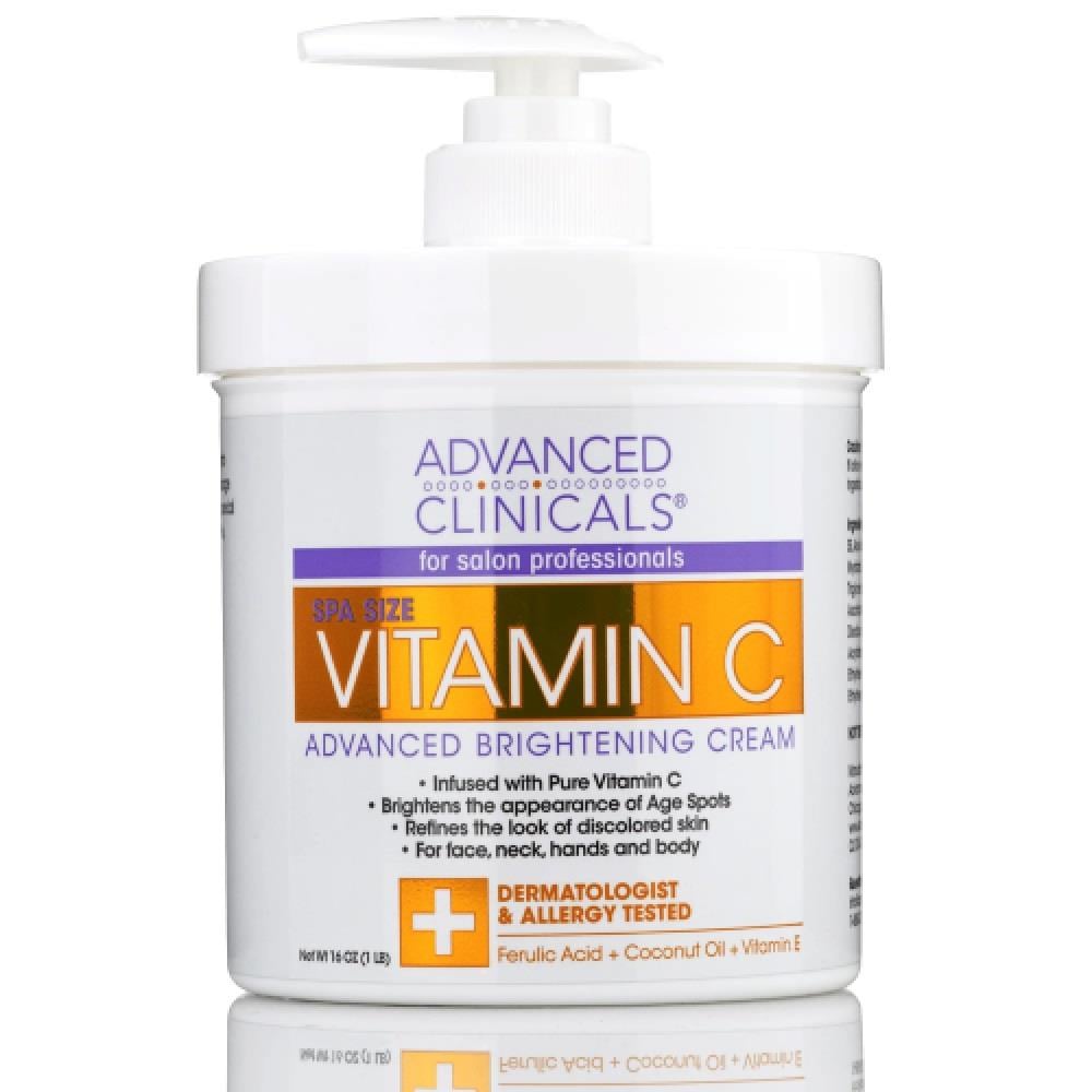 Advanced Clinicals Vitamin C Advanced Brightening Cream 1 lb 16 Oz-Advanced Clinicals