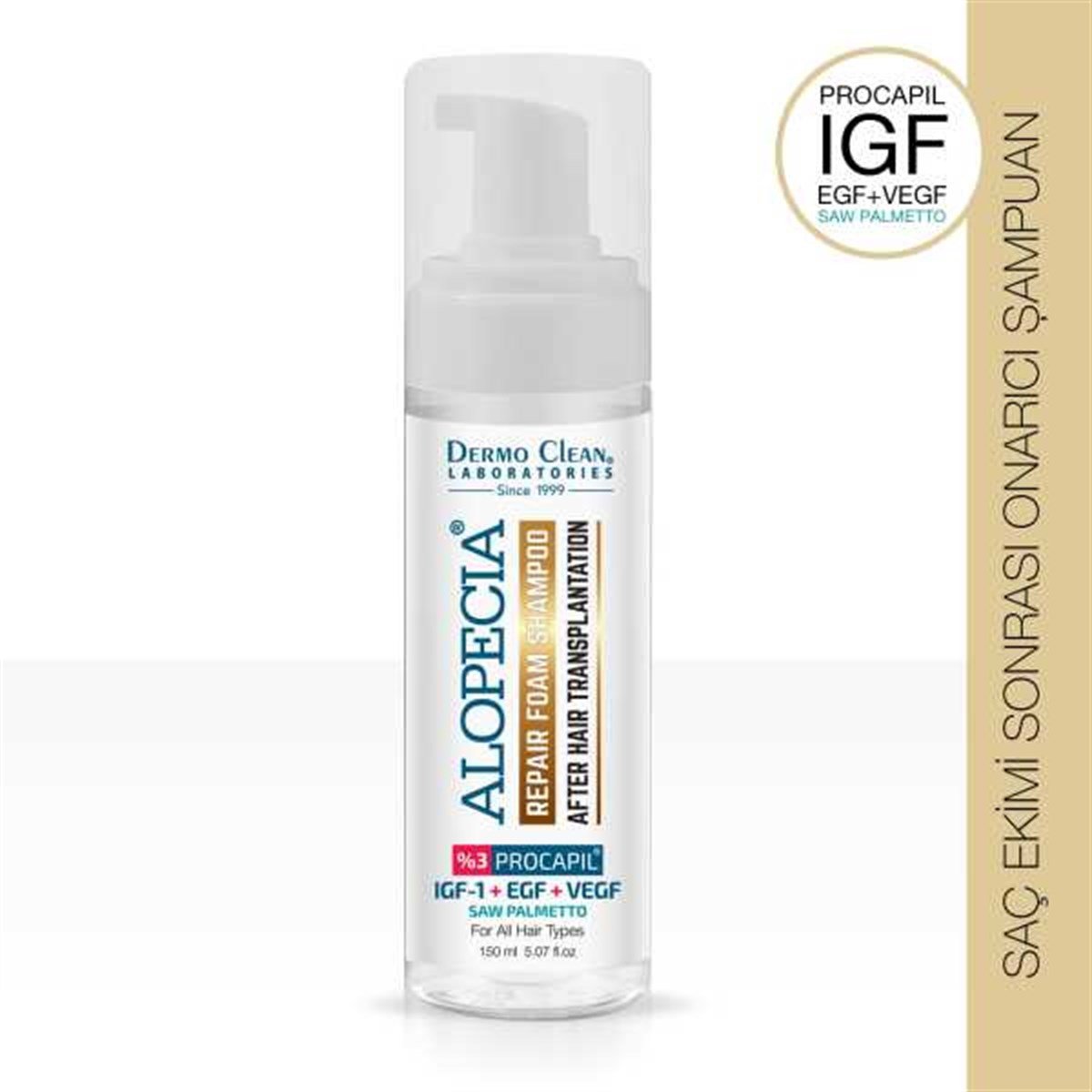Alopecia Saç Ekimi Sonrası Onarıcı Procapil Köpük Şampuan 150 ML-Alopecia