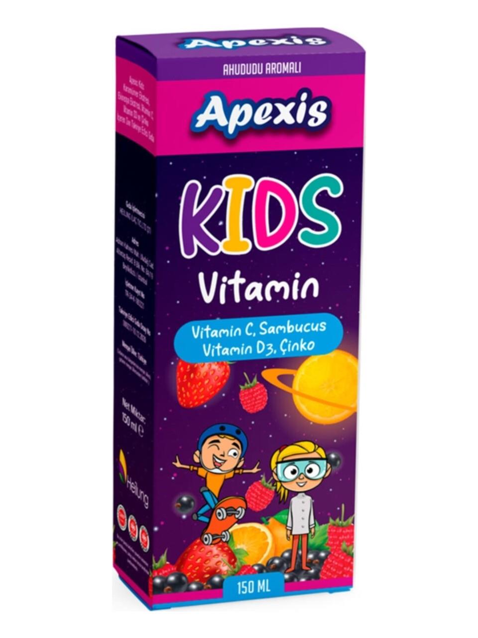 Apexis Kids Sambucus Şurup 150 ml-Apexis