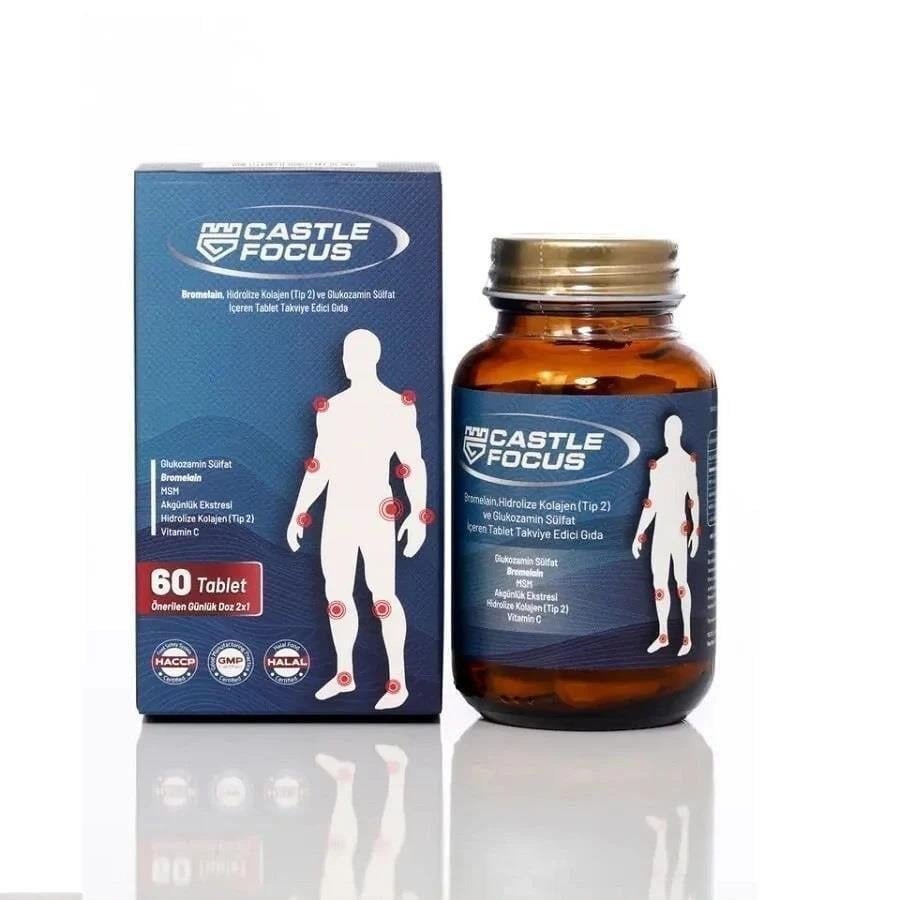 Asko İlaç Castle Focus Glukozamin 60 Tablet-Asko İlaç