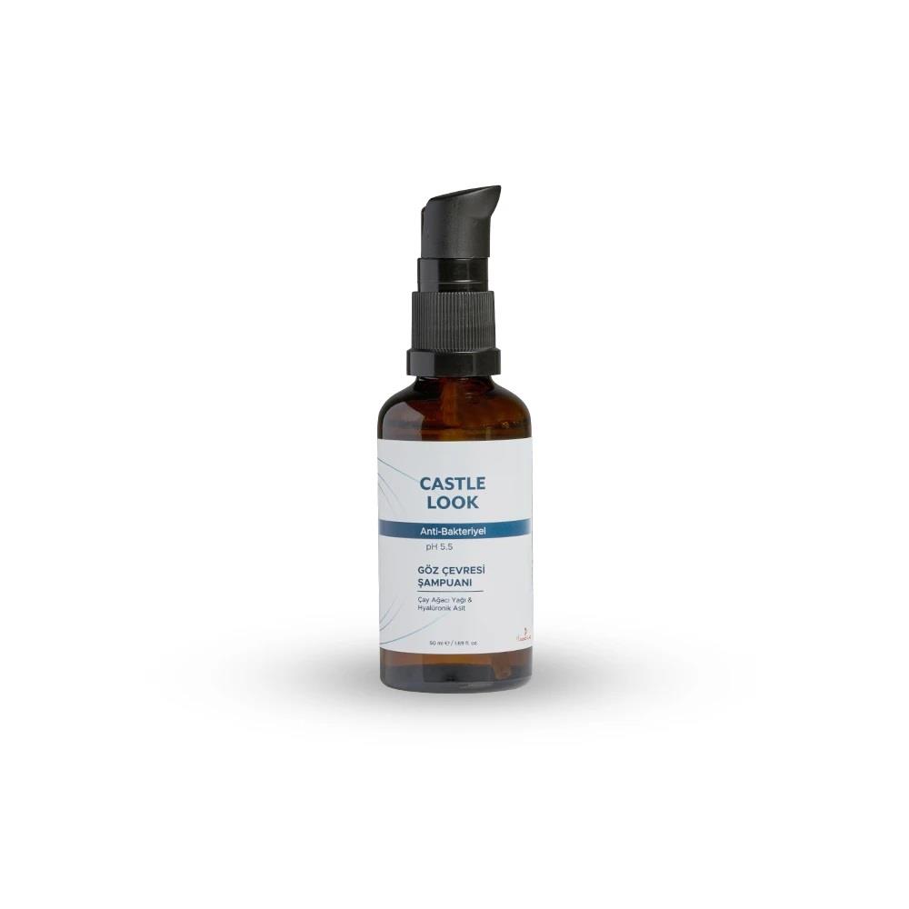 Asko İlaç Castle Look Anti Bacterial pH 5,5 Göz Çevresi Şampuanı 50 ml-Asko İlaç