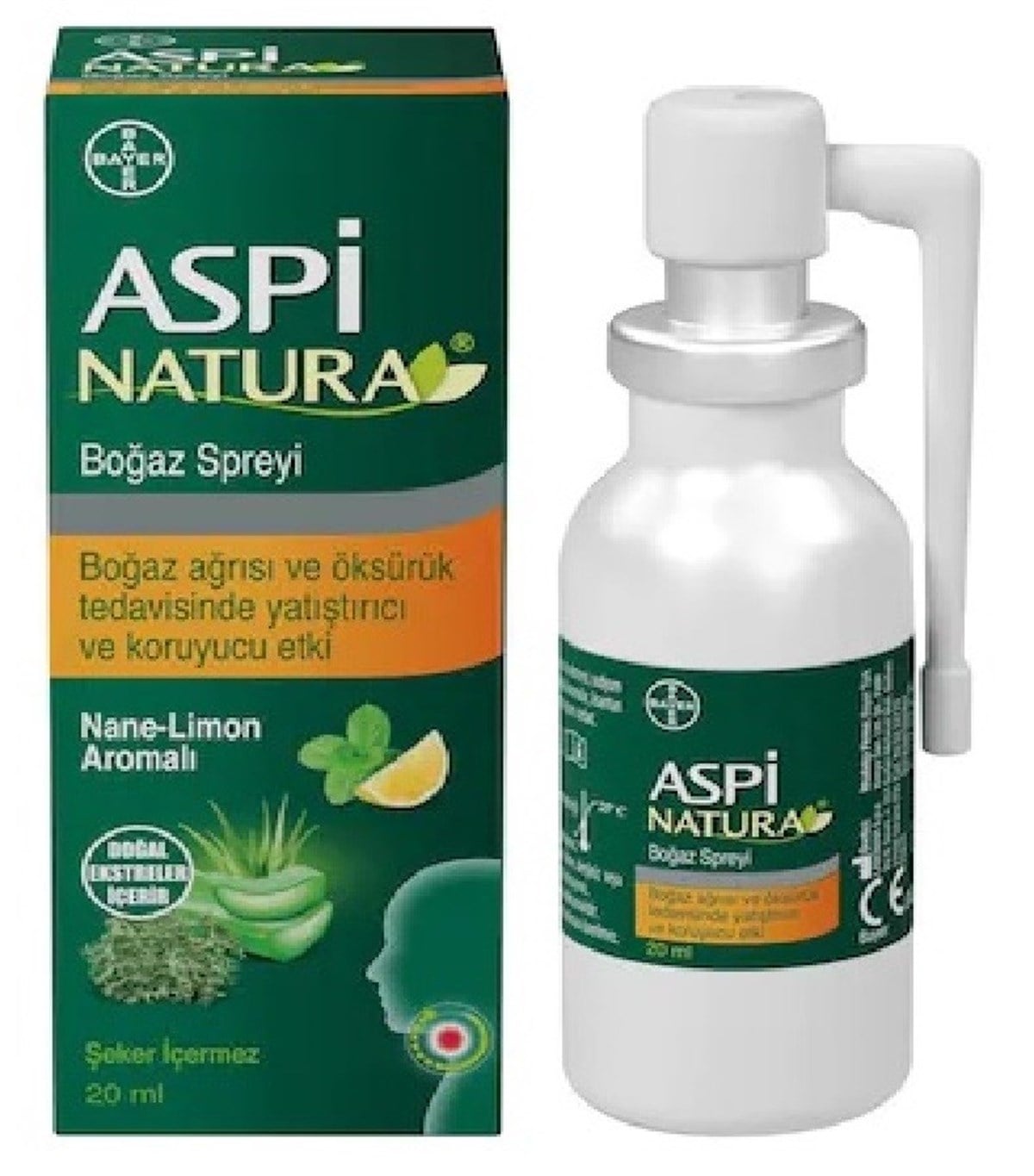 Aspi Natura Boğaz Spreyi 20 ml