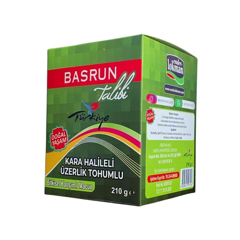 Basurun Tabibi Kara Halileli ve Üzerlik Tohumlu Macun 210 Gr