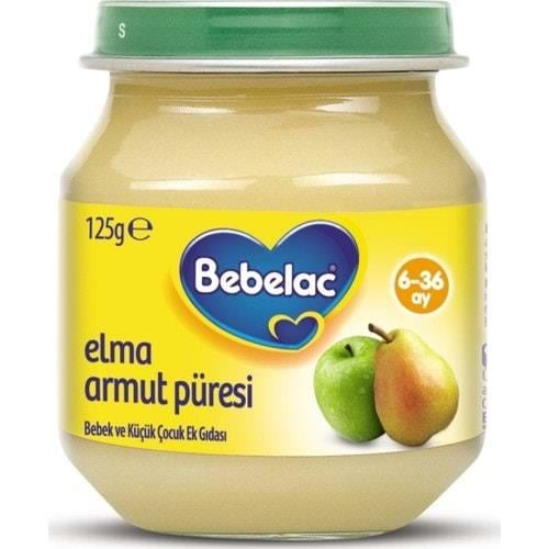 Bebelac Elma Armut Püresi 6-36 Ay 125 gr-Bebelac