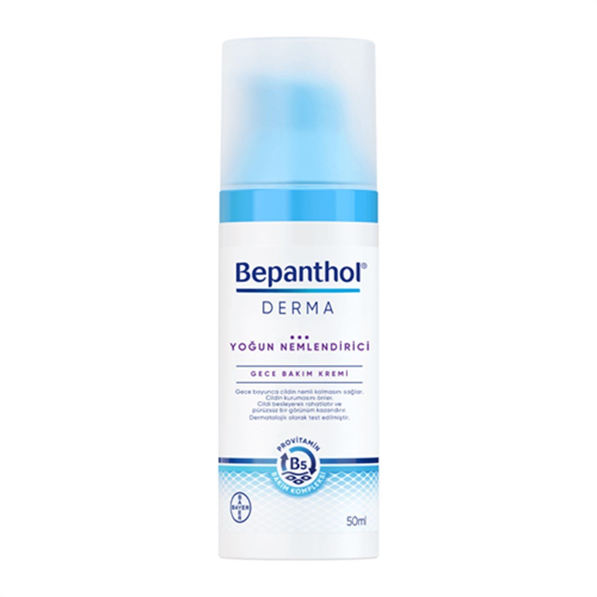 Bepanthol Derma Yoğun Nemlendirici Gece Bakım Kremi 50ml
