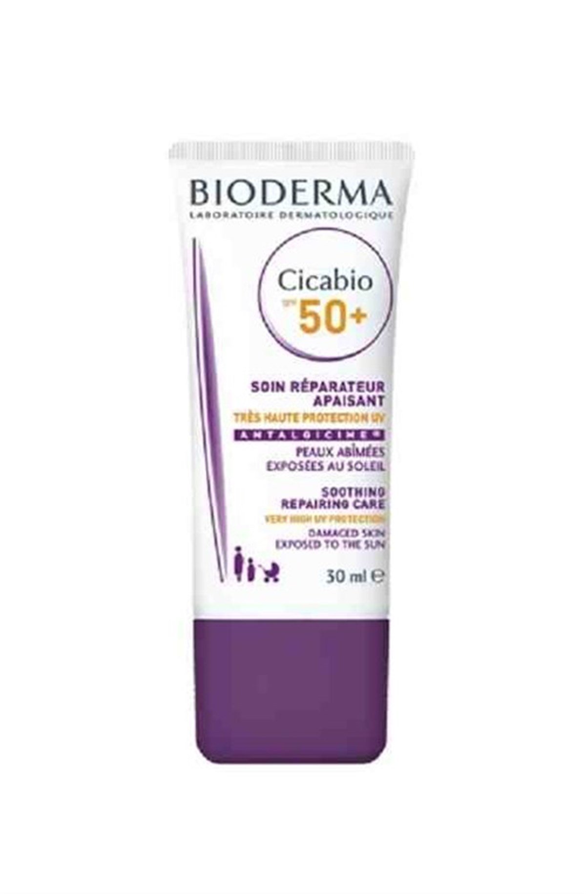 Bioderma Cicabio Cream Spf 50+ 30 Ml
