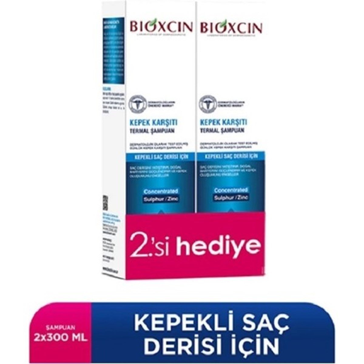 Bioxcin Aqua Thermal Kepek Karşıtı Şampuan 300 ml 2'li