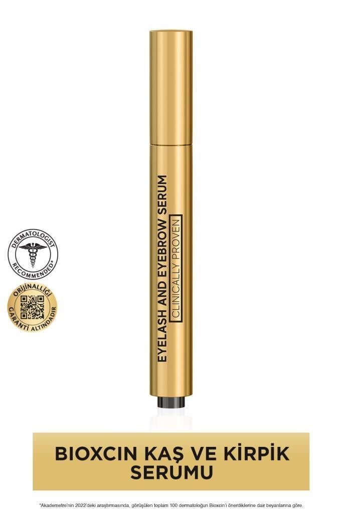 Bioxcin Kaş Kirpik Serumu - Kolajen Hyaluronik Asit Hint Yağı Keratin Peptidleri B5 Biocomplex