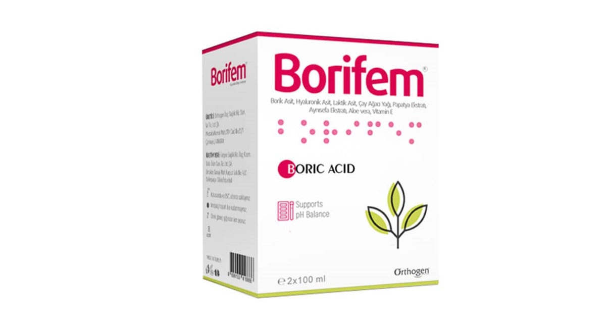 Borifem Vajinal Duş 200 ml-ORTHOGEN