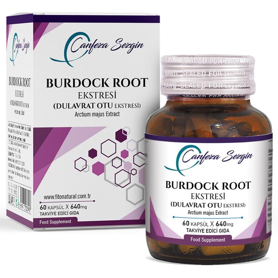 Canfeza Sezgin Burdock Root Dulavrat Otu Ekstresi 60 Kapsül-CANFEZA SEZGİN