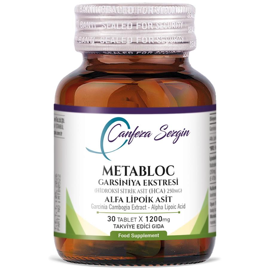 Canfeza Sezgin Metabloc Garsiniya Ekstresi Alfa Lipoik Asit 30 Tablet-CANFEZA SEZGİN
