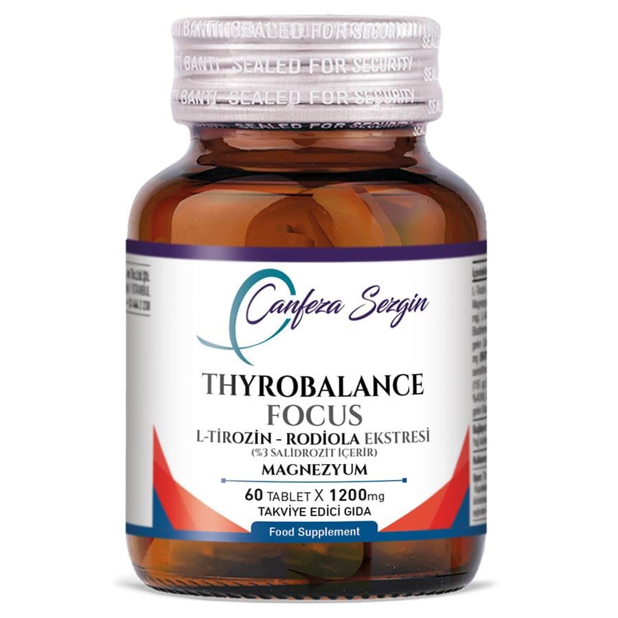 Canfeza Sezgin Thyrobalance Focus L-Tirozin Rodiola Ekstresi 60 Tablet-CANFEZA SEZGİN