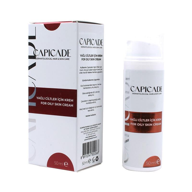 Capicade Anti-Acne Yağlı Ciltler İçin Akne Kremi 50 ml-Capıcade