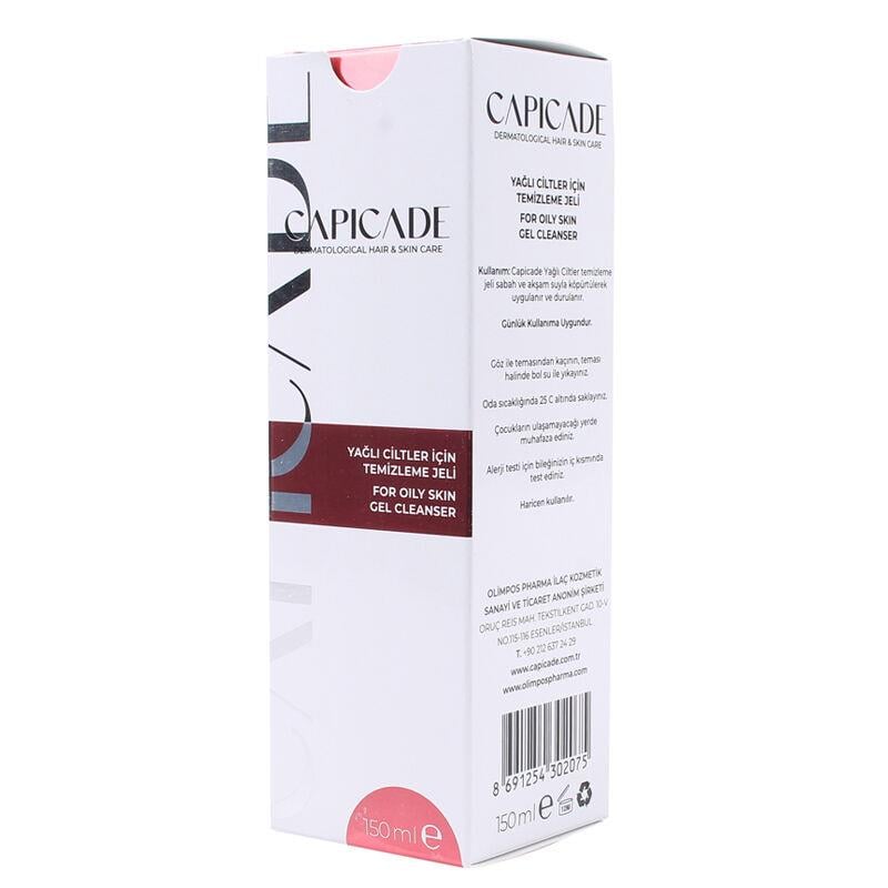 Capicade Anti Acne Yağlı Ciltler İçin Temizleme Jeli 150 ml-Capıcade