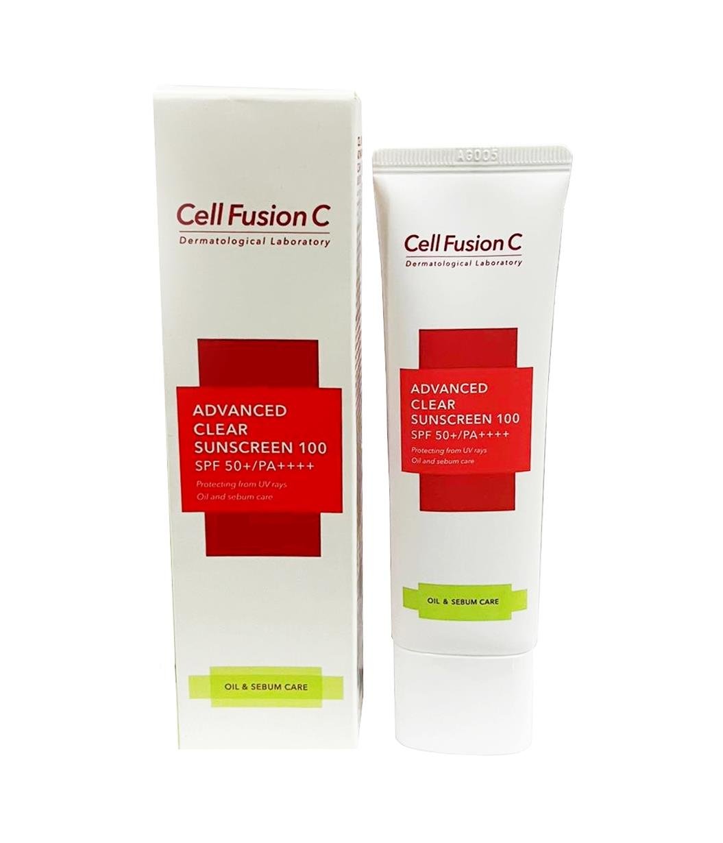 Cell Fusion C Advanced Clear Güneş Kremi Yağlı Ciltler İçin SPF50+ 50 ml-Cell Fusion C