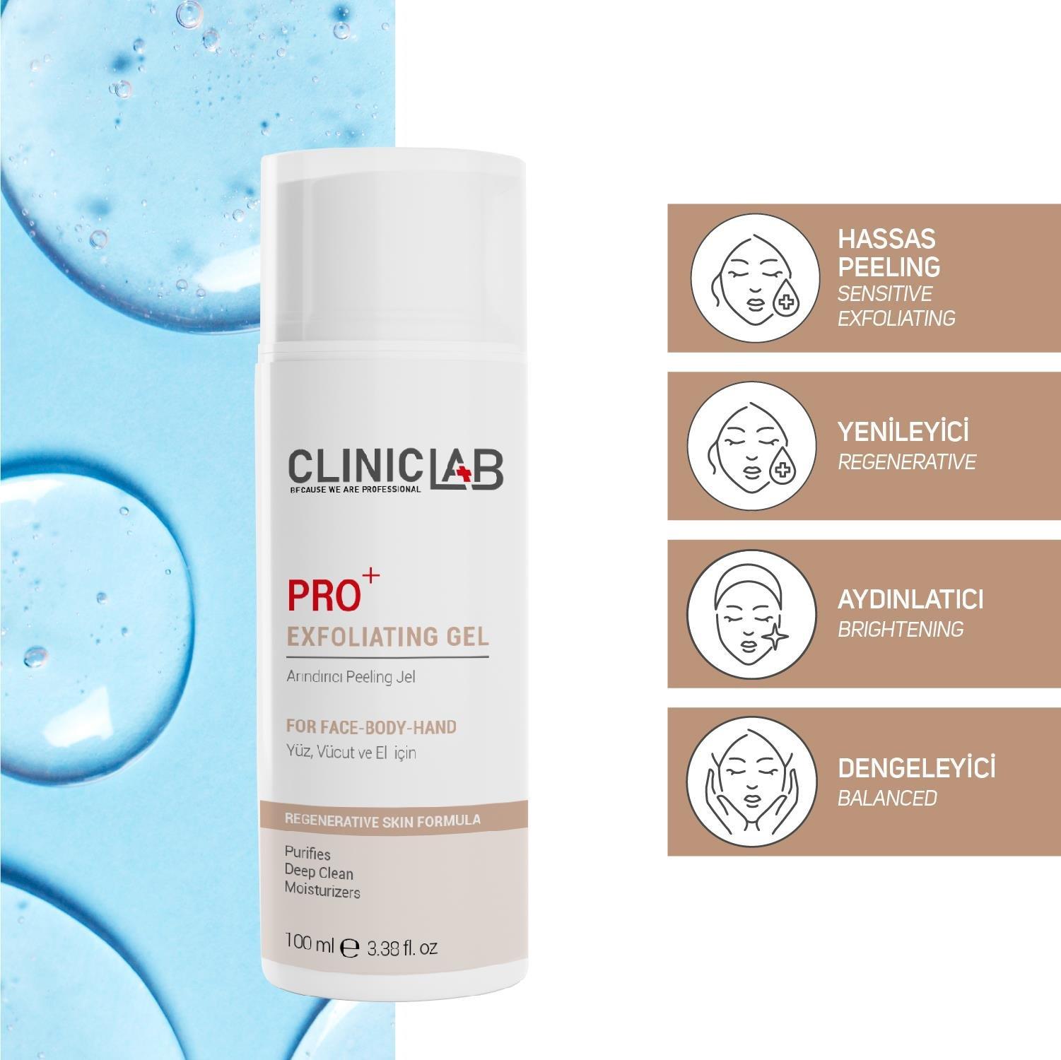 ClinicLab Pro+ Exfoliating Jel Airless 100 ml-Cliniclab
