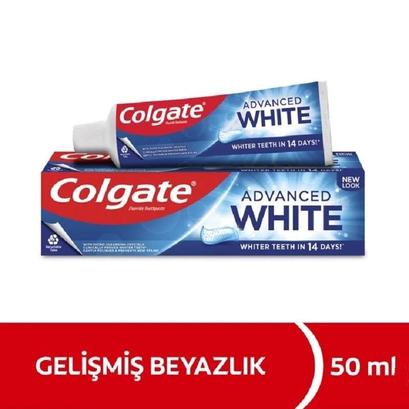 Colgate Gelişmiş Beyazlık Diş Macunu 50 ml-Colgate