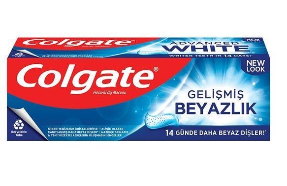 Colgate Gelişmiş Beyazlık Diş Macunu 50 ml-Colgate