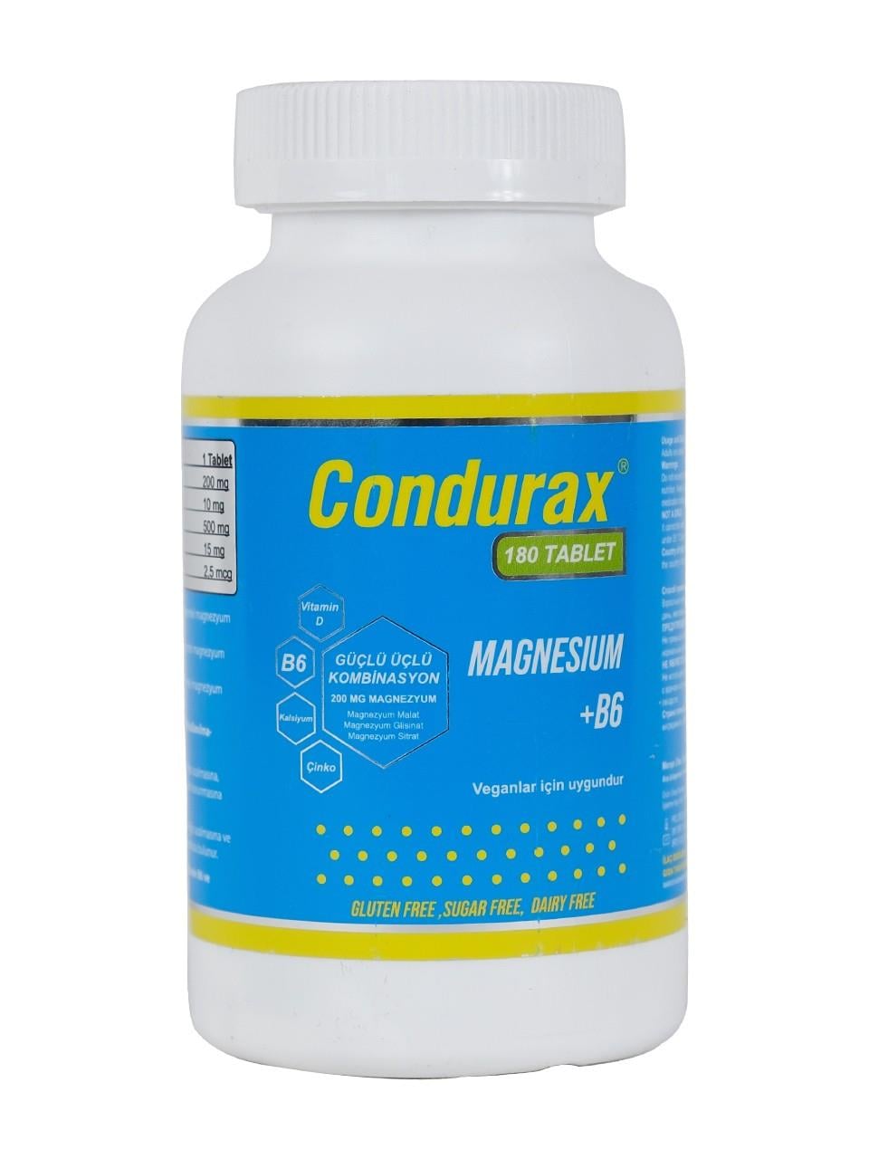 Condurax Magnesium B6 180 Tablet-Condurax