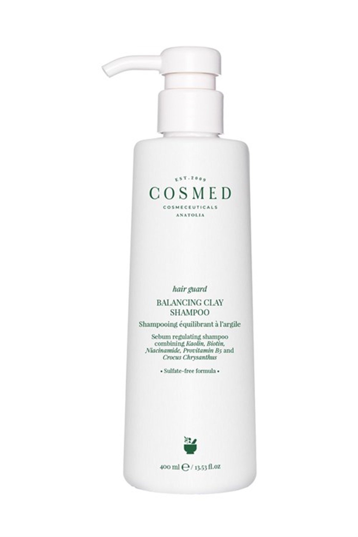 Cosmed Hair Guard Balancing Clay Shampoo 400 ml