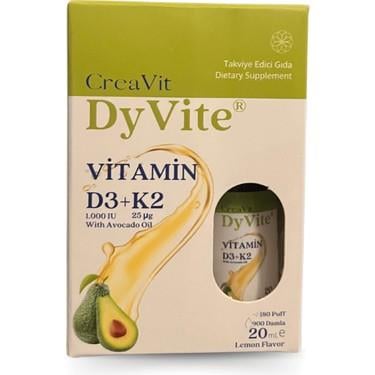 Creavit Dyvite D3k2 Avokado Yağlı Limon Aromalı 20 ml-CreaVit