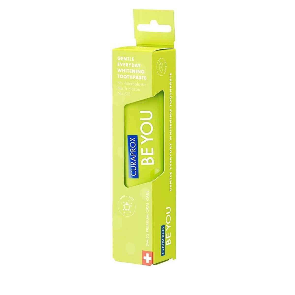 Curaprox Be You Beyazlatıcı Diş Macunu Elma & Alovera Green 60 ml-Curaprox