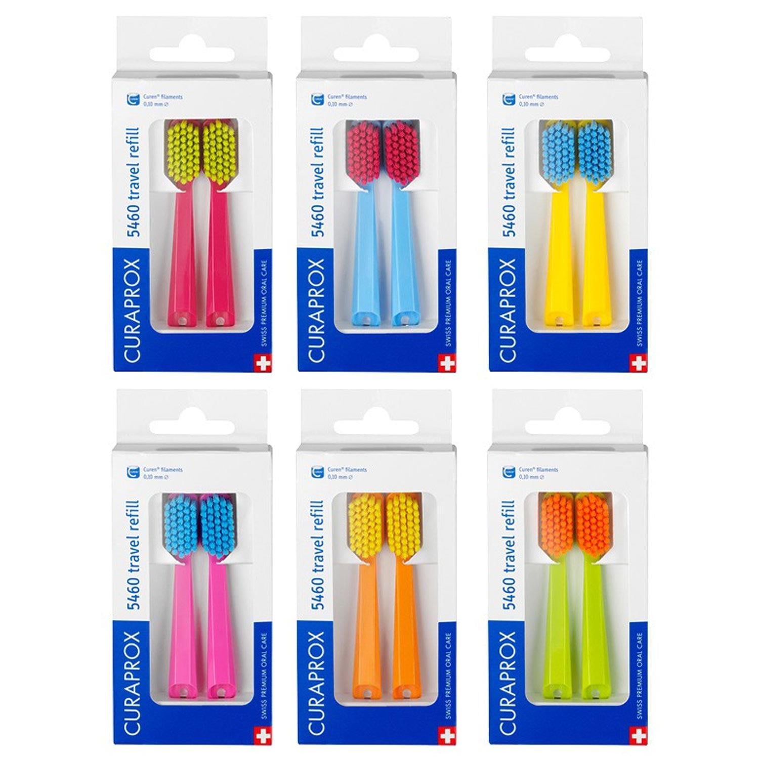 Curaprox CS5460 Travel Set Yedek Başlık 2'li-Curaprox