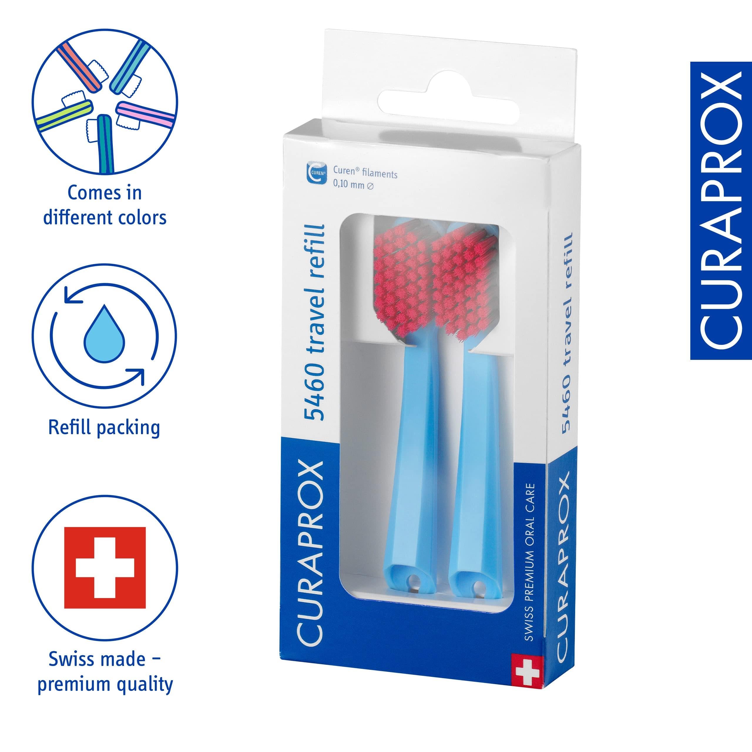 Curaprox CS5460 Travel Set Yedek Başlık 2'li-Curaprox