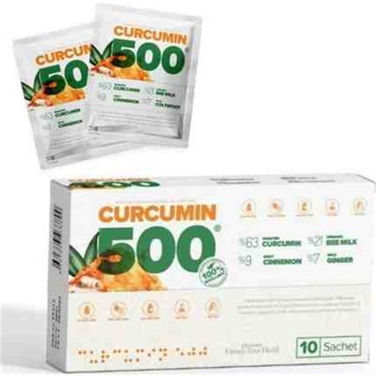 Curcumin 500 10 Şase x 6 Gr (Hologramlı)