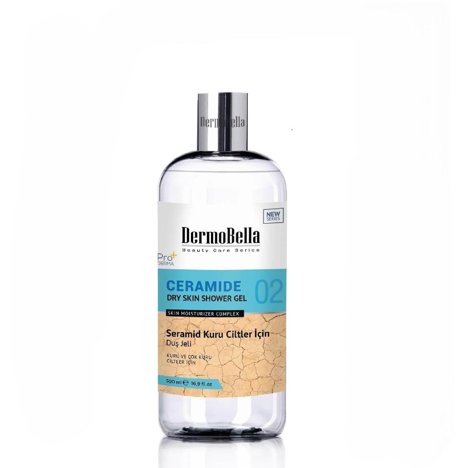 Dermo Bella Duş Jeli Seramid Kuru Ciltler İçin 500 ml-DermoBella