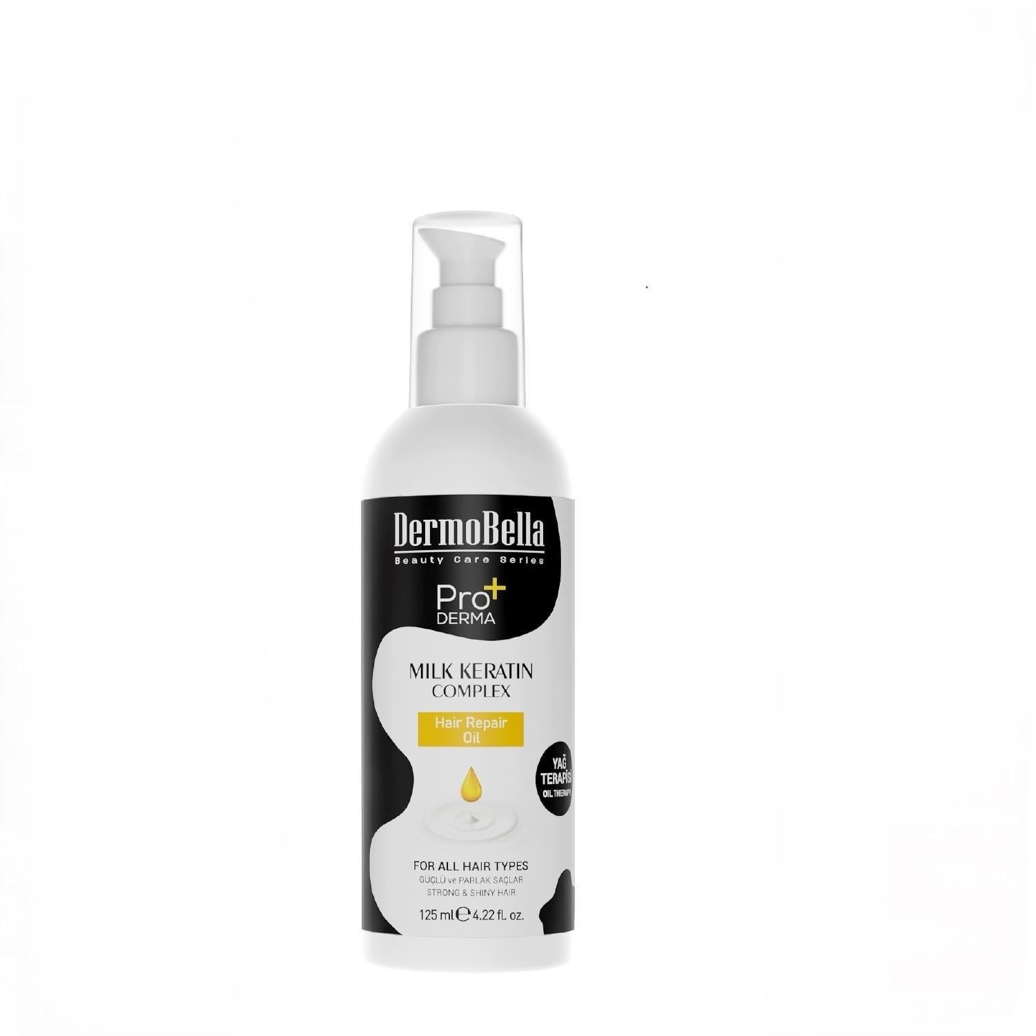 Dermo Bella Milk Keratin Complex Saç Onarıcı Yağ 125 ml-DermoBella