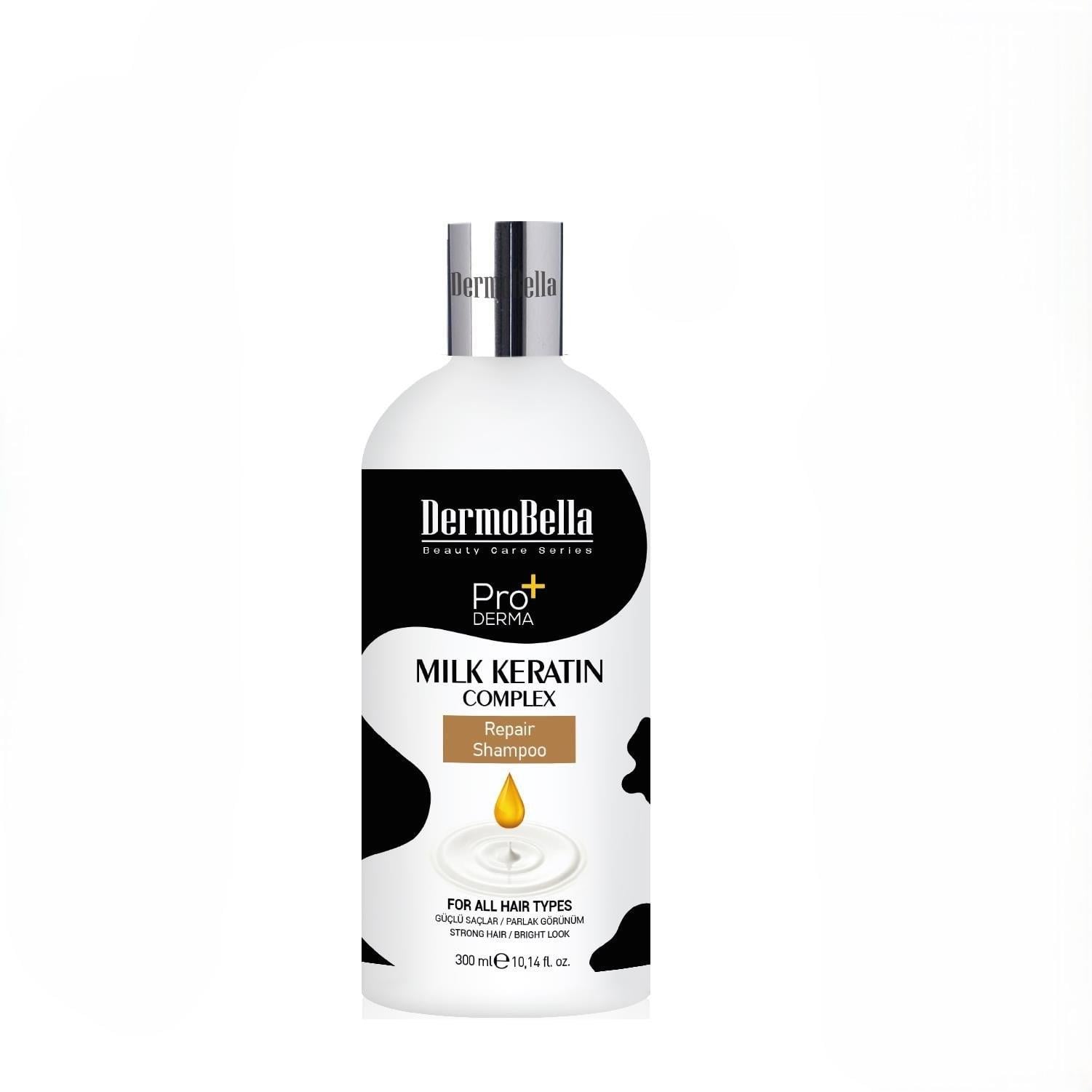 Dermo Bella Milk Keratin Complex Şampuan 300 ml-DermoBella