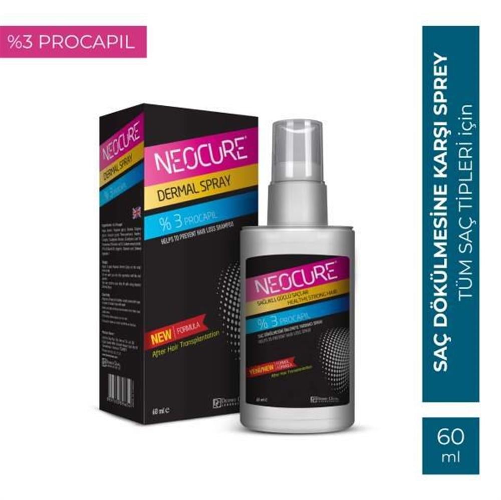 Dermo Clean Neocure Saç Ekimi Sonrası Dermal Sprey(Serum) 60 ml-Dermo Clean