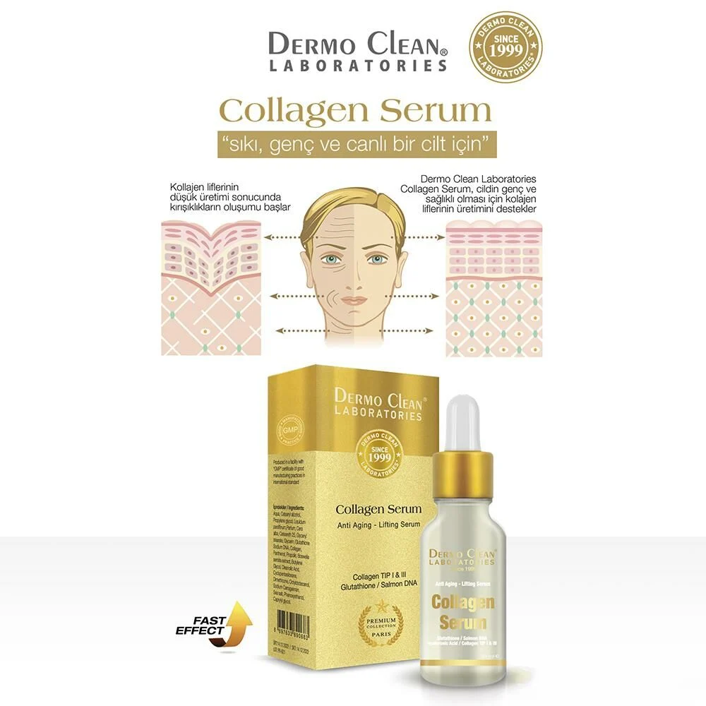 Dermo Clean Premium Collection Collagen Serum 30 ml-Dermo Clean