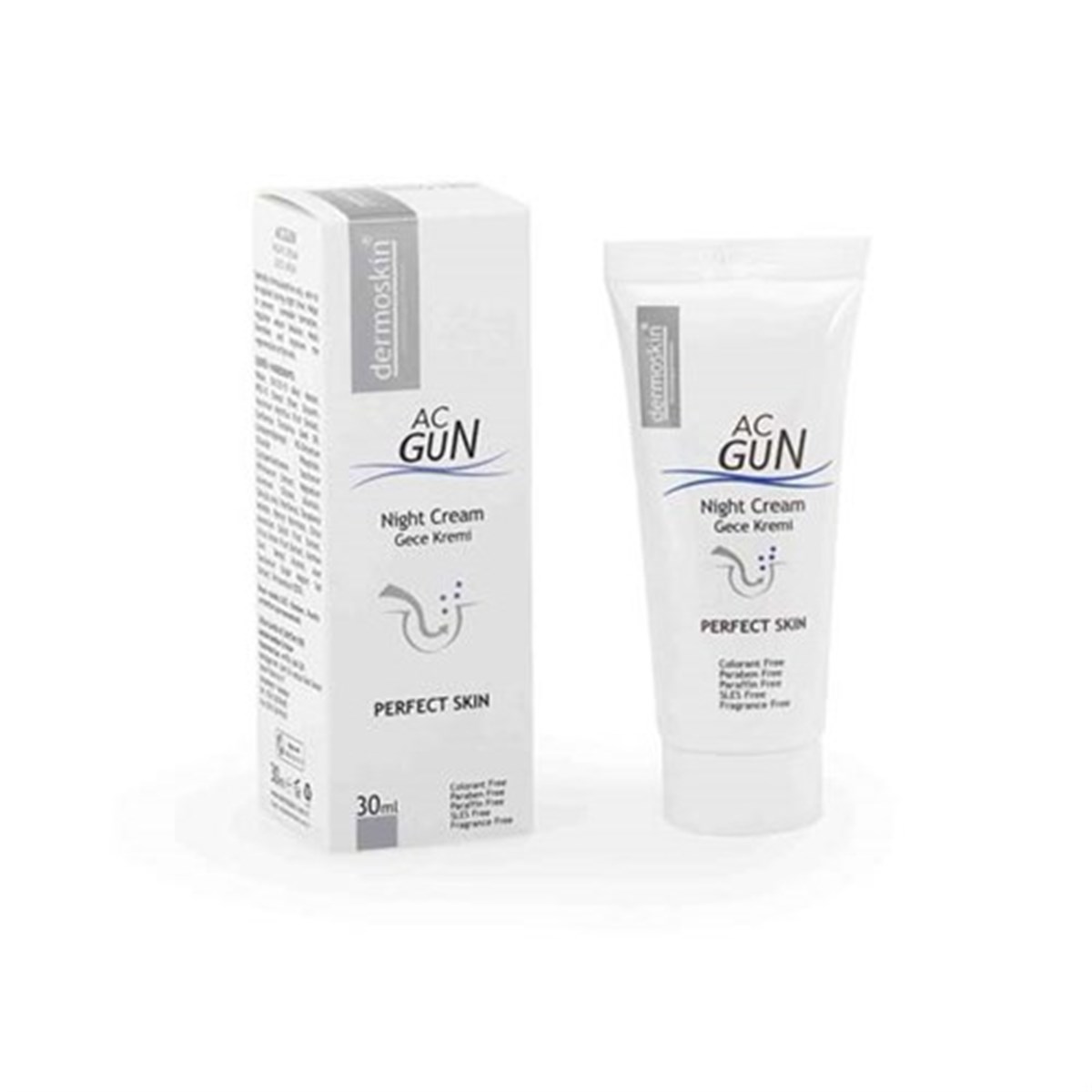 Dermoskin Acnegun Onarıcı Gece Kremi 35Ml