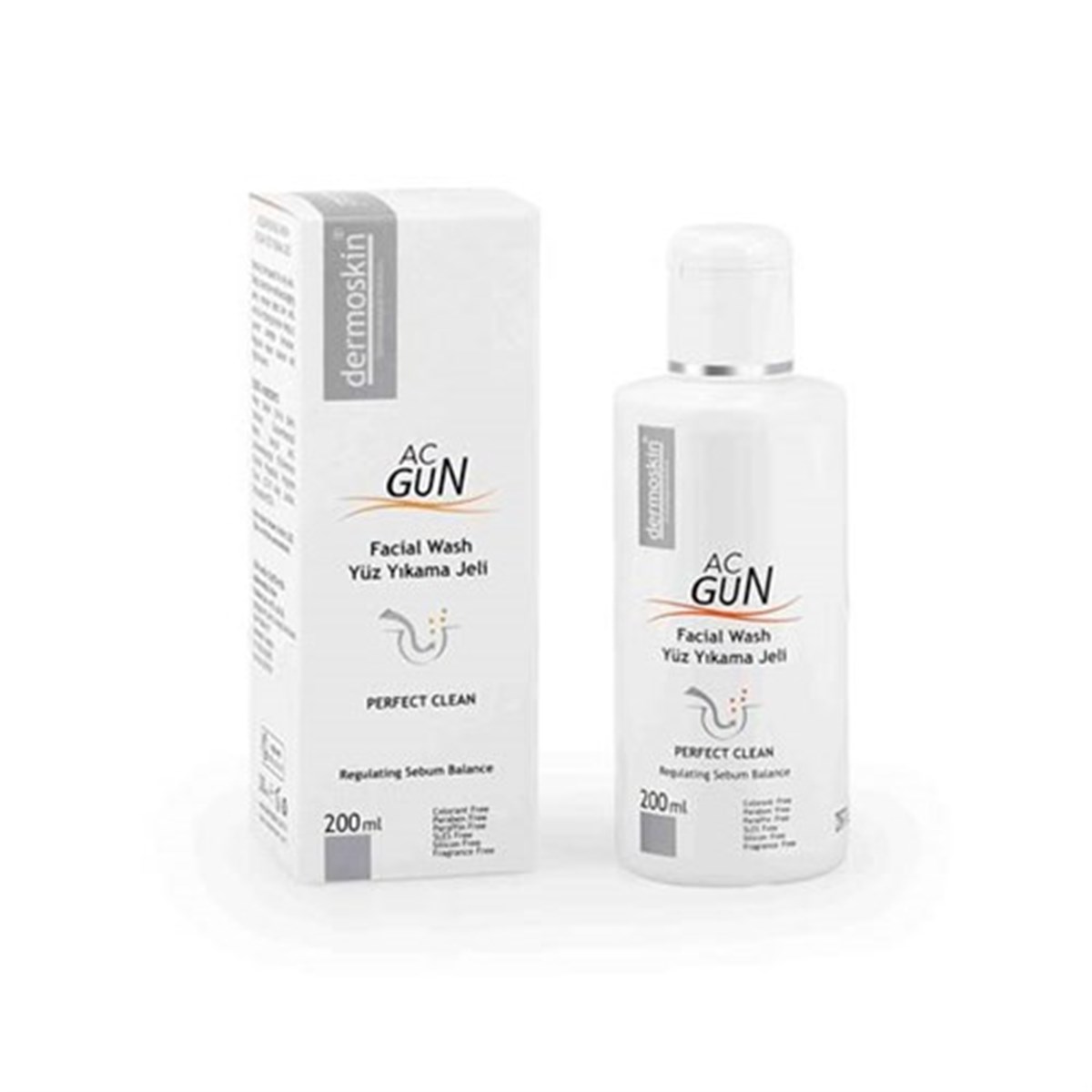 Dermoskin Acnegun Yüz Yıkama Jeli 200Ml