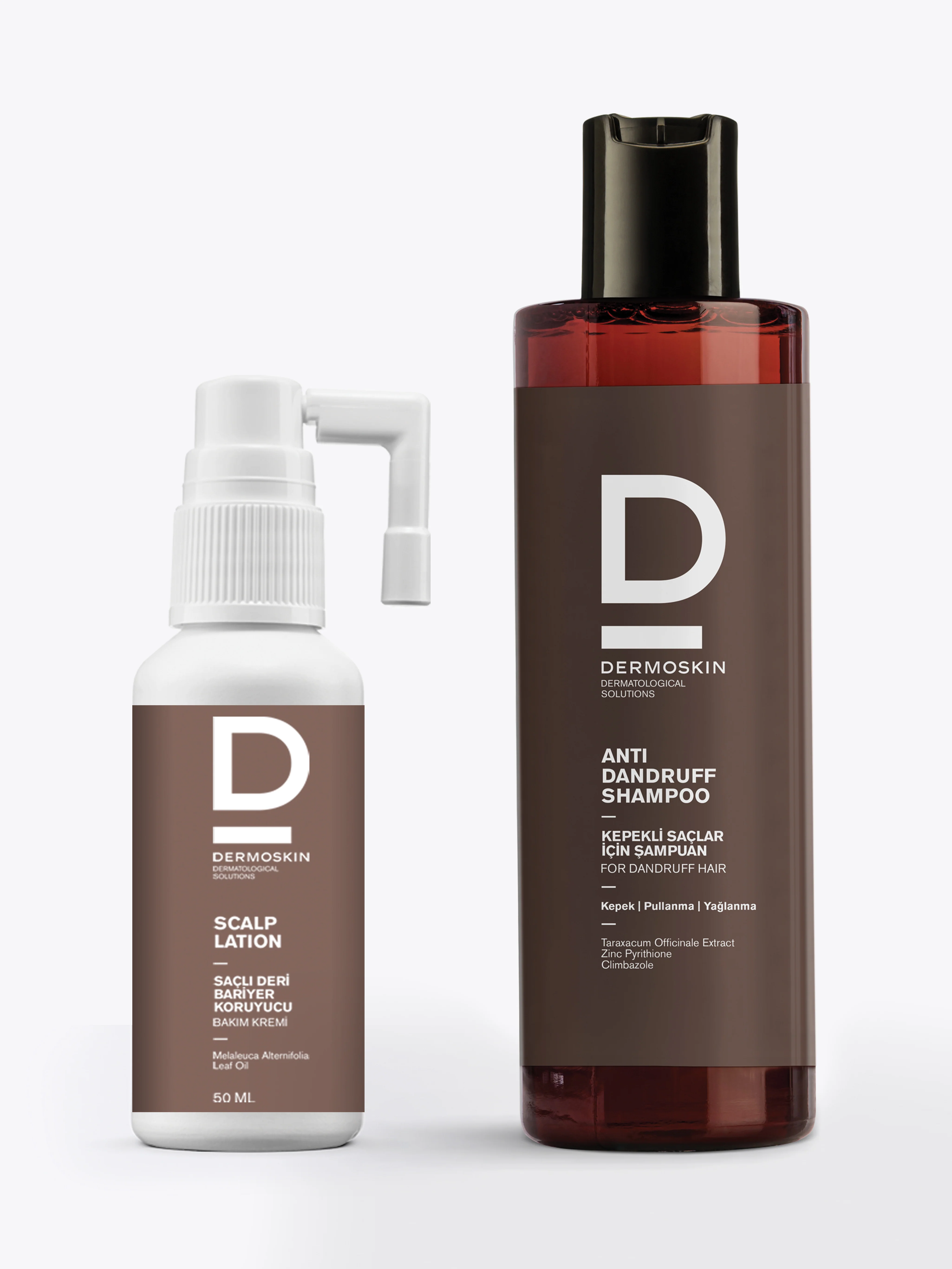 Dermoskin Anti Dandruff Shampoo 200 Ml Kepekli Saçlara Özel Şampuan+Scalp Lotion 50 Ml Hediye-Dermoskin