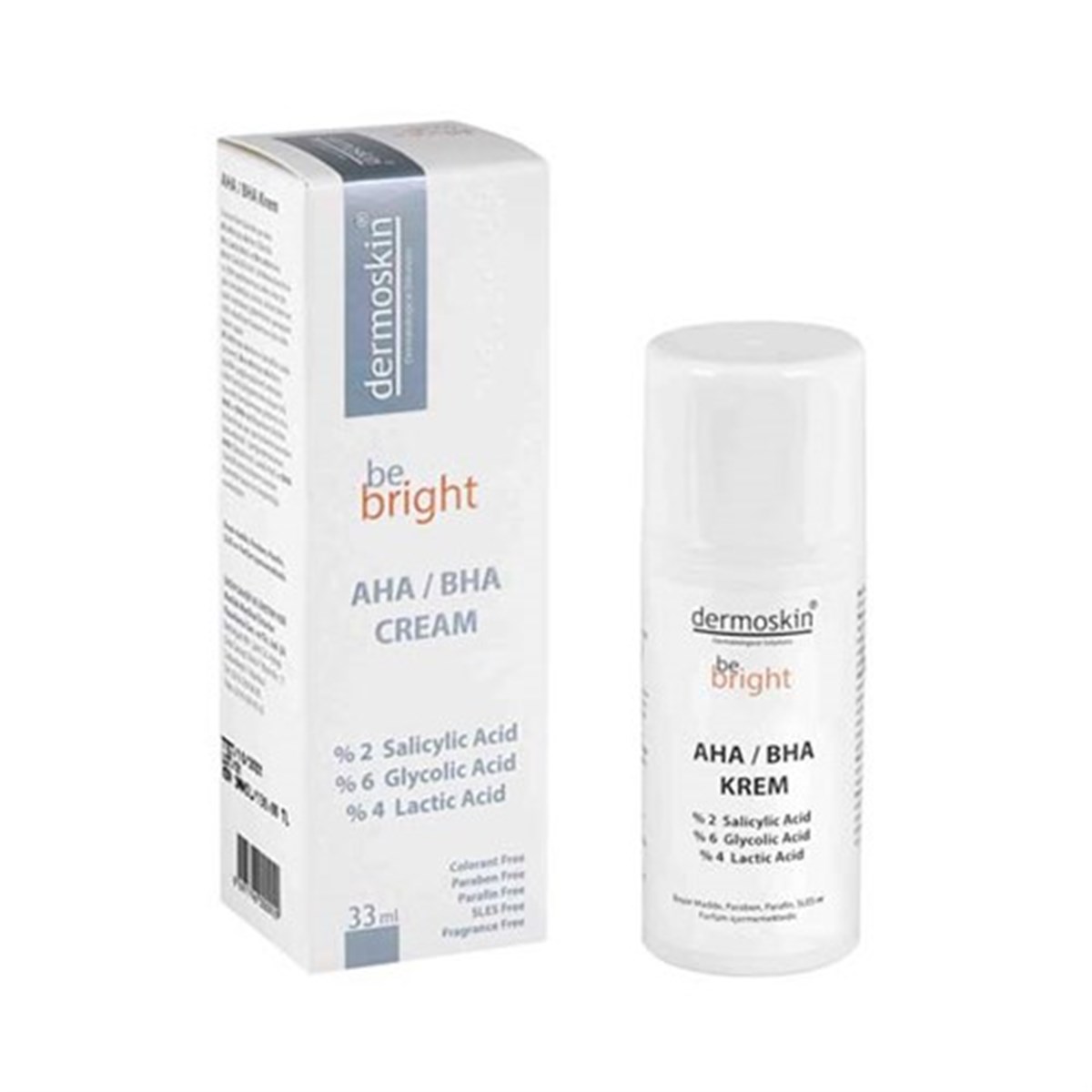 Dermoskin Be Bright AHA/BHA Krem 33 ml
