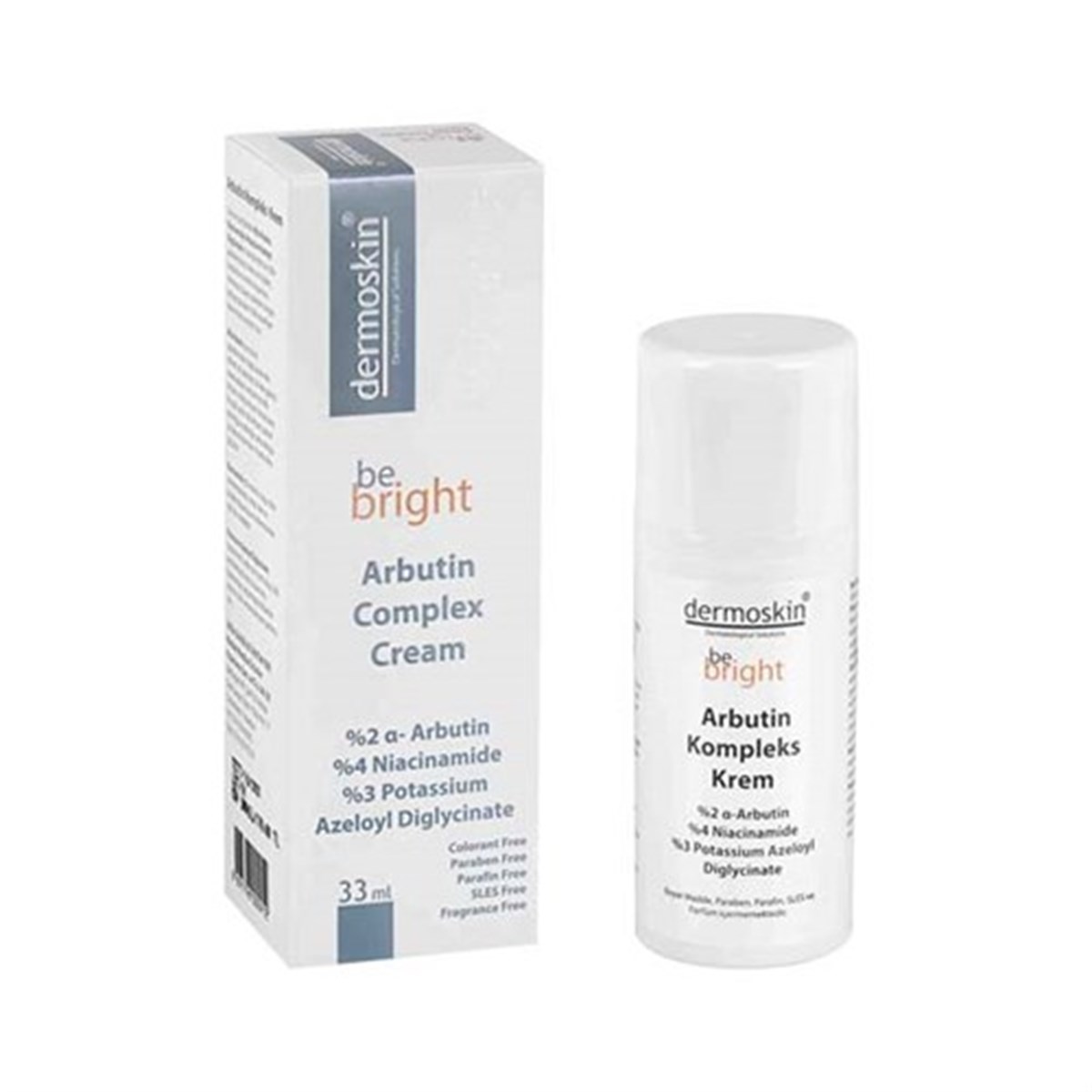 Dermoskin Be Bright Arbutin Kompleks Krem 33 ml