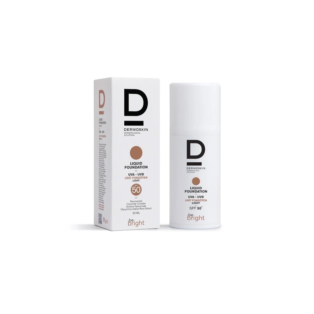 Dermoskin Be Bright SPF50+ Likit Fondöten 33ml-Dermoskin