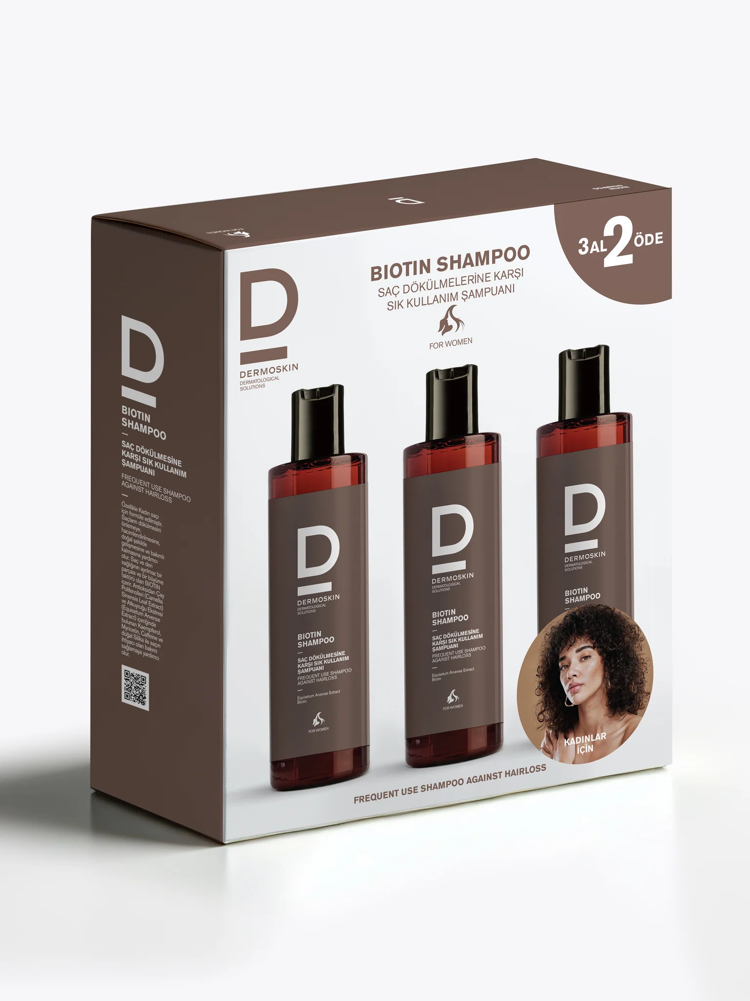 Dermoskin Biotin Şampuan 3 Al 2 Öde Avantaj Paketi Kadın-Dermoskin