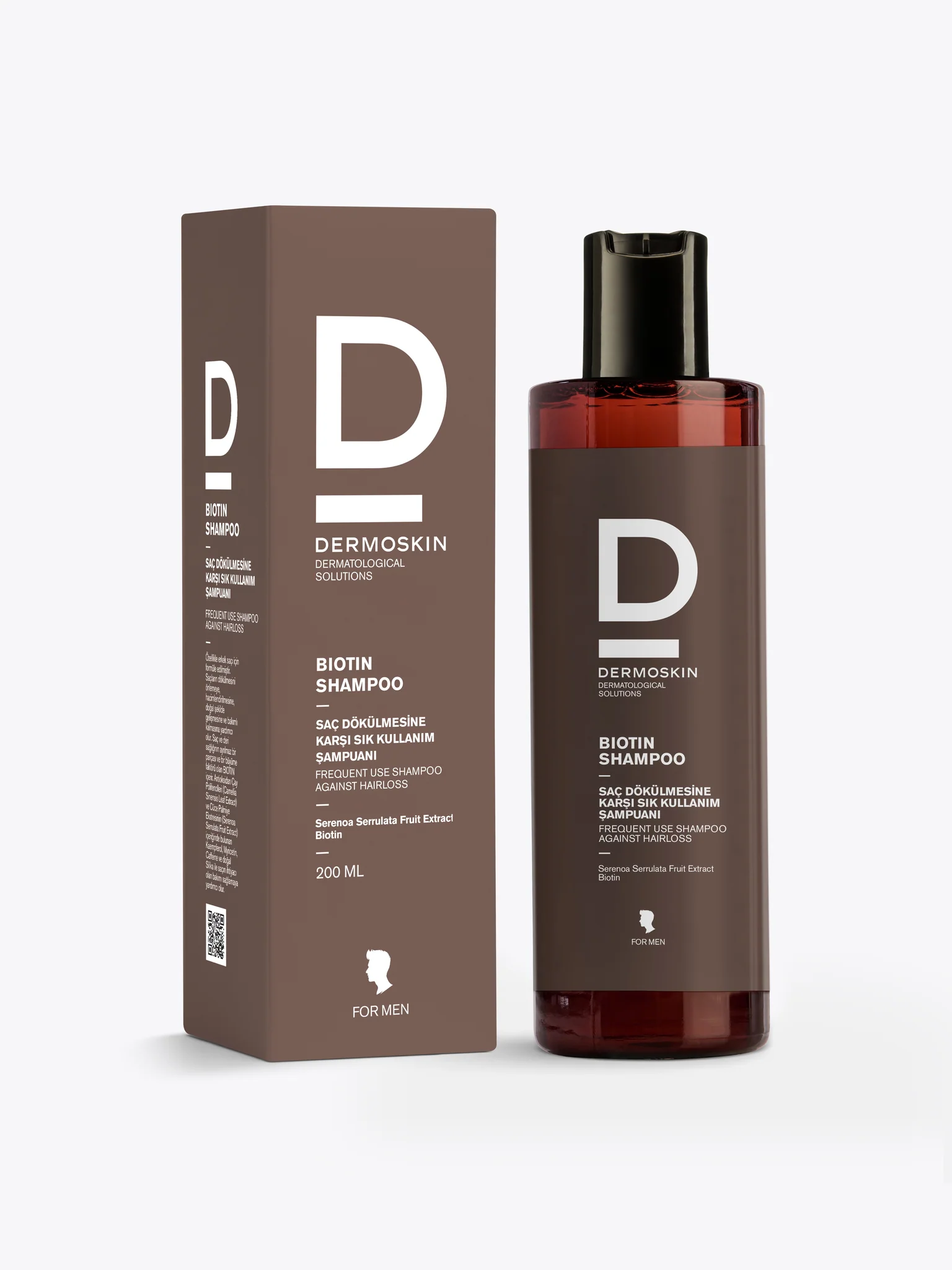Dermoskin Biotin Shampoo For Men 200Ml ( Erkek )-Dermoskin