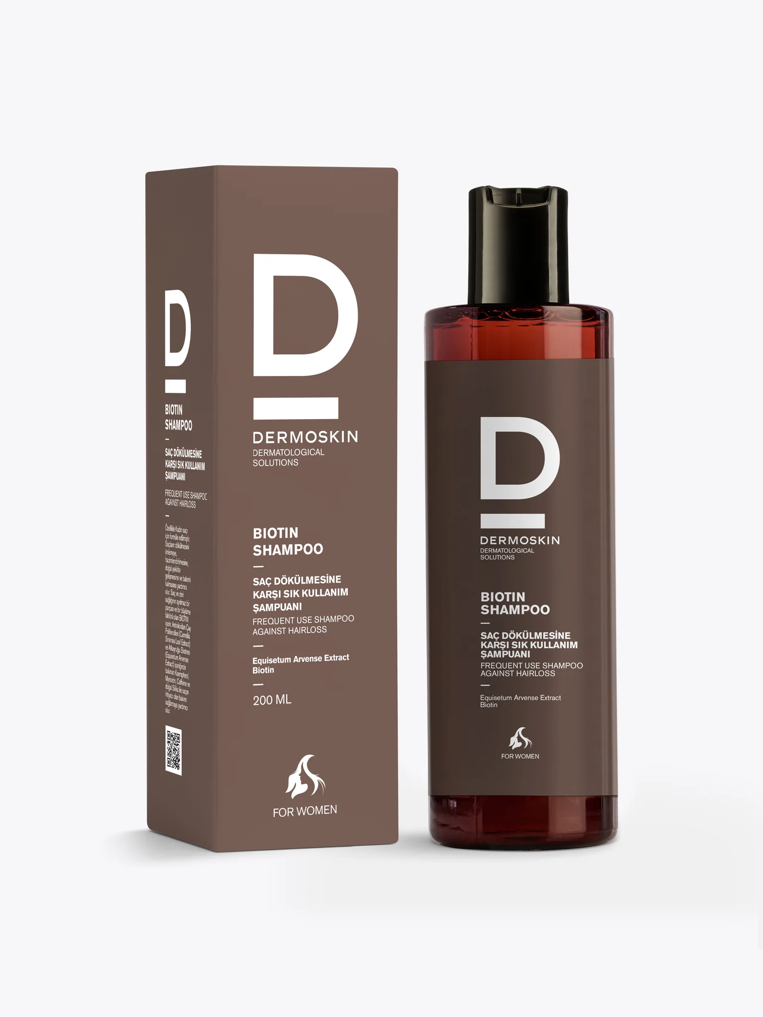 Dermoskin Biotin Shampoo For Women-Kadın-Dermoskin