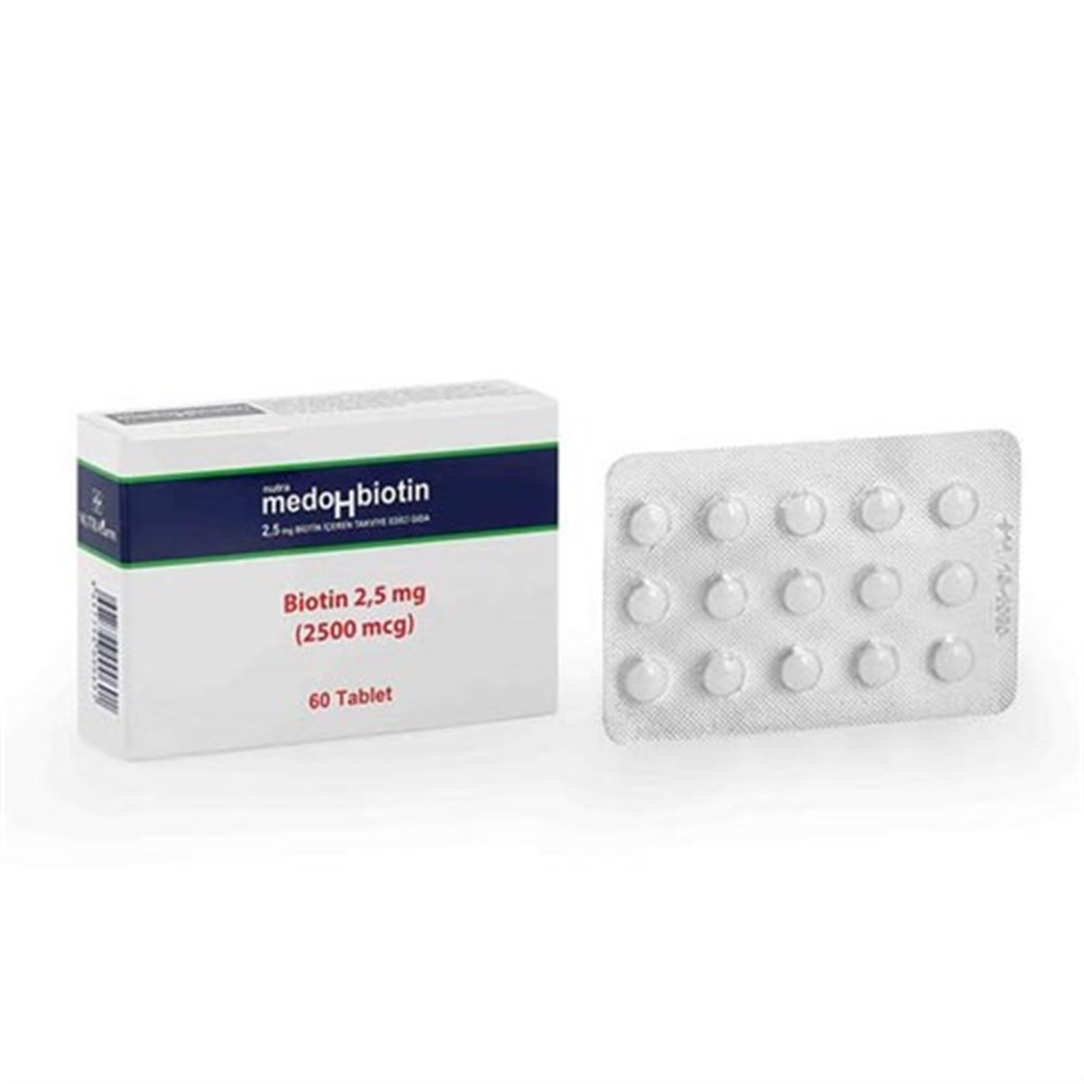 Dermoskin Medobiohtin Tablet 2,5 Mg 60 Tablet