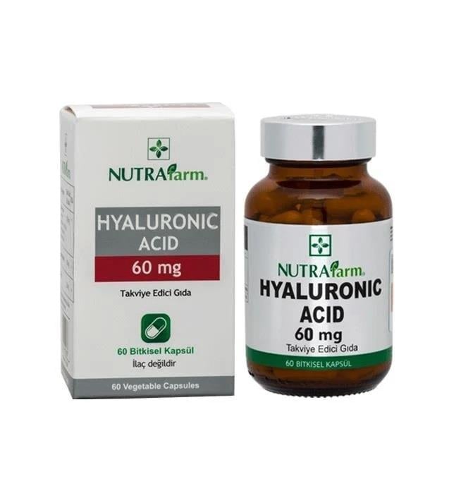 Dermoskin Nutrafarm Hyaluronik Asit 60 mg 60 Kapsül-Dermoskin