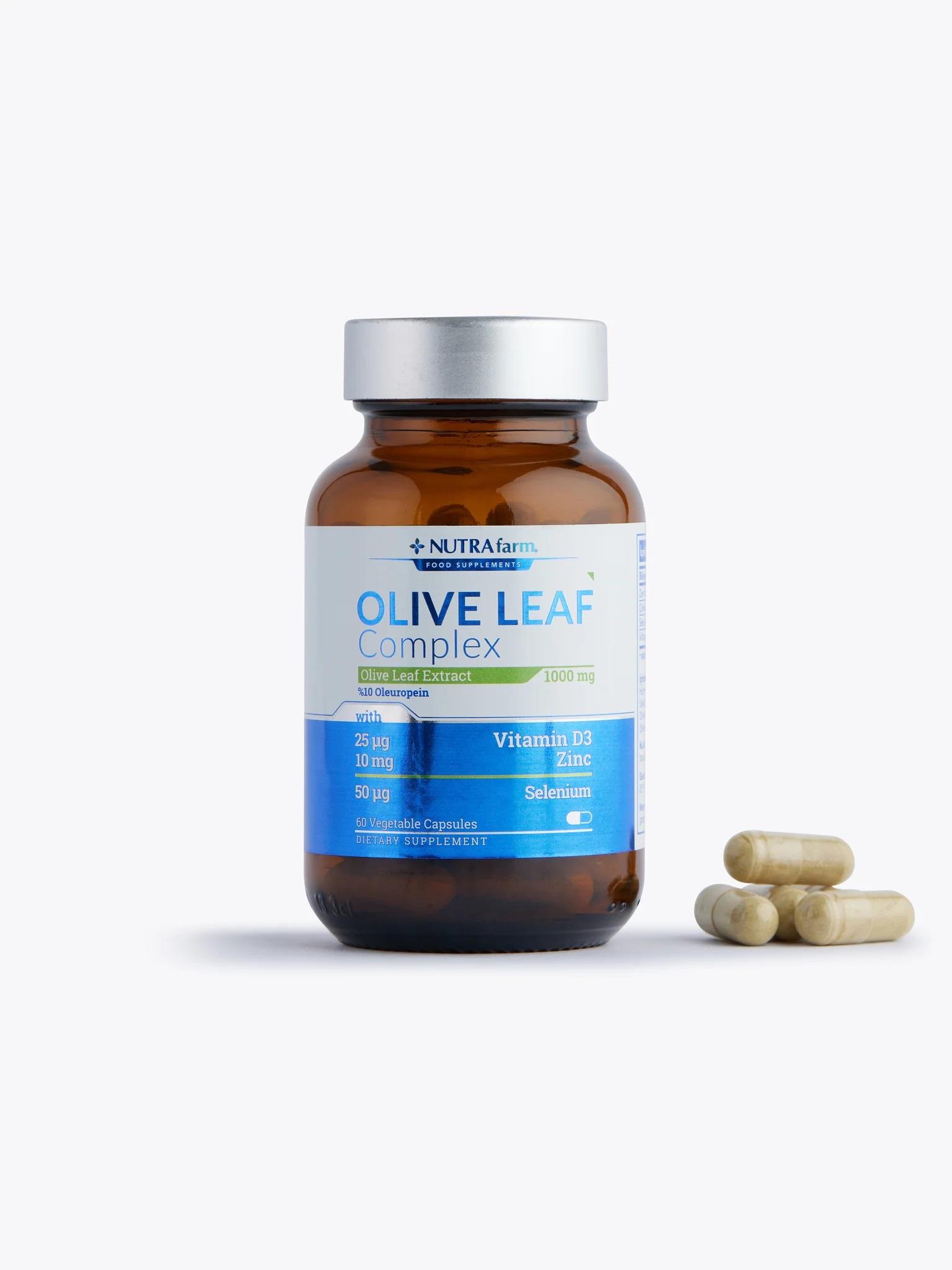 Dermoskin Nutrafarm Olive Leaf Complex 60 Kapsül-Dermoskin