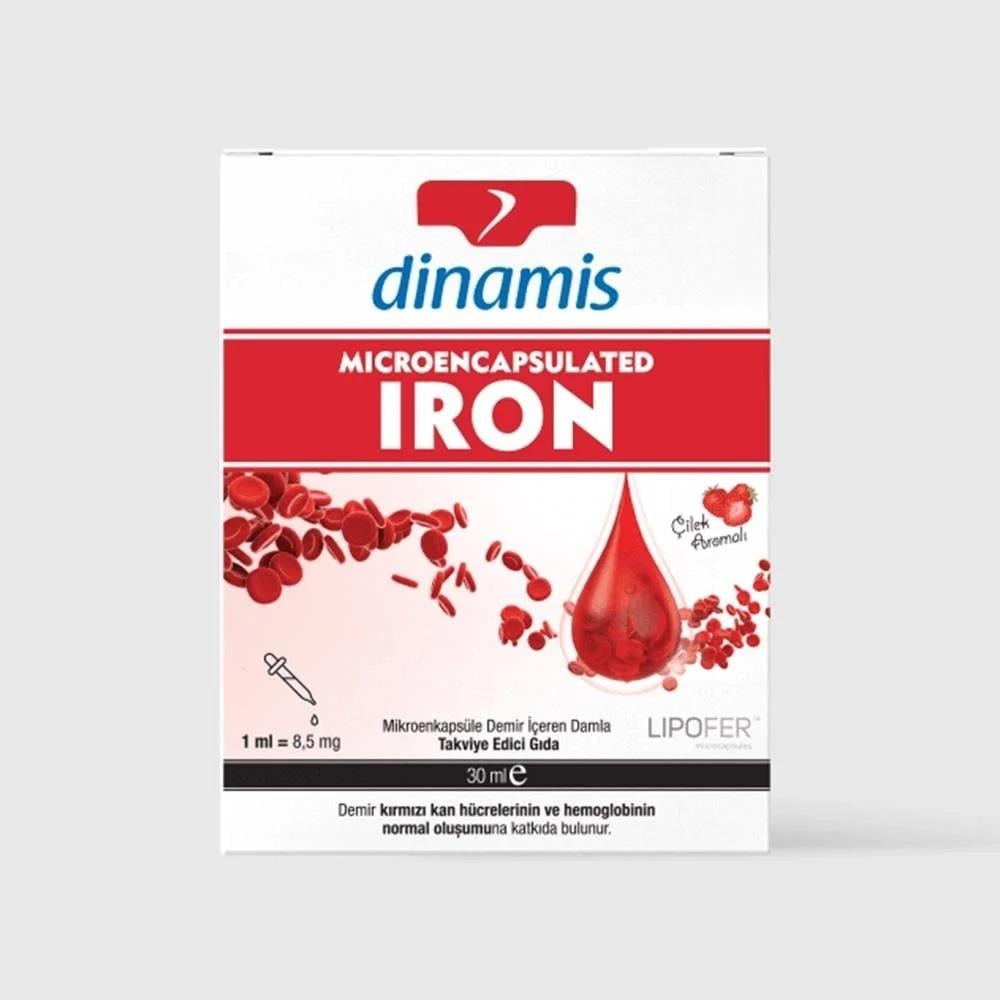 Dinamis Microencapsulated Iron Demir Damla 30 ml-Dinamis
