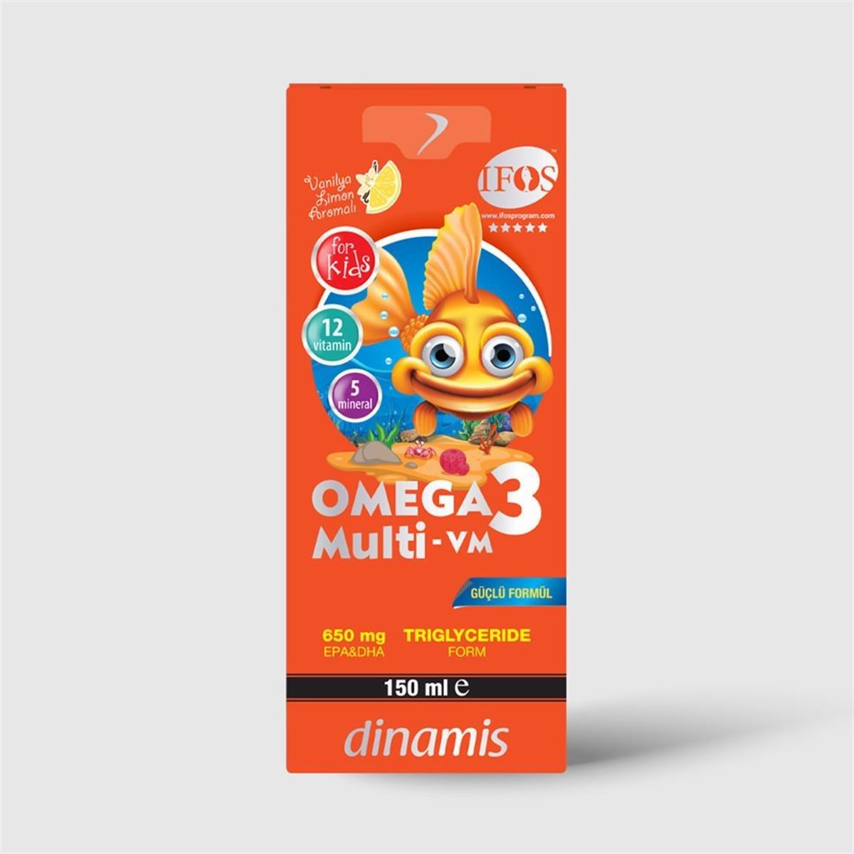 Dinamis Omega 3 Mutivitamin & Multimineral 150 ml-Dinamis
