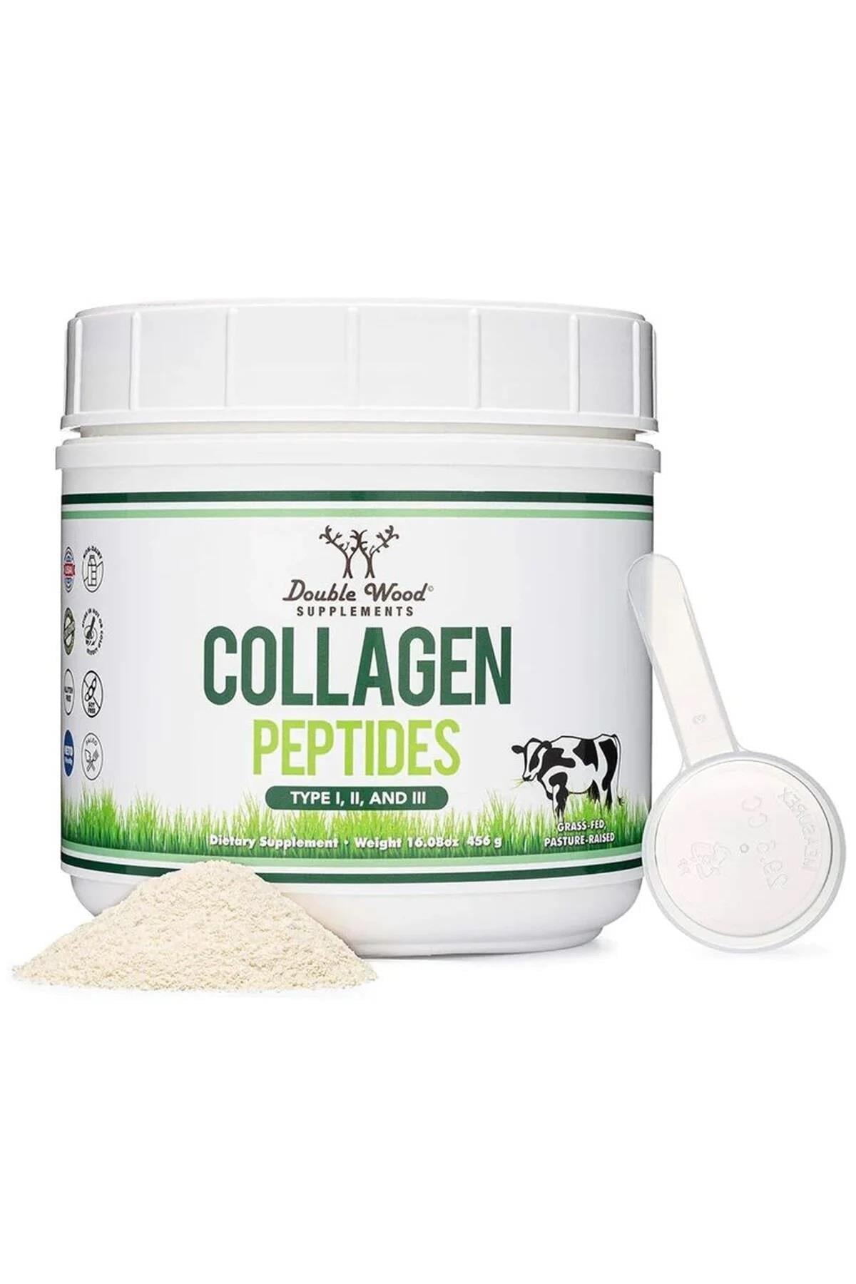 Double Wood Collagen Peptides Powder 456 gr-Double Wood