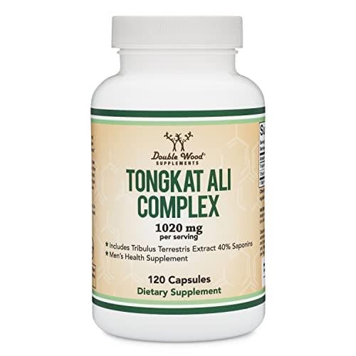 Double Woods Tongkat Ali Extract 1020 mg 120 Capsules-Double Wood